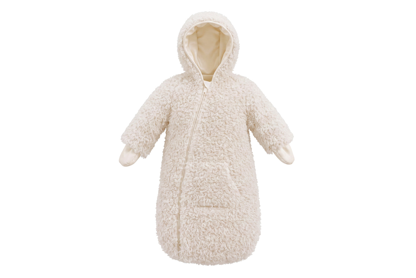 Poodle Snow Suit - Cream