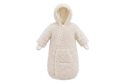 Poodle Snow Suit - Cream