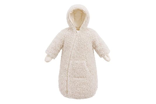 Poodle Snow Suit - Cream