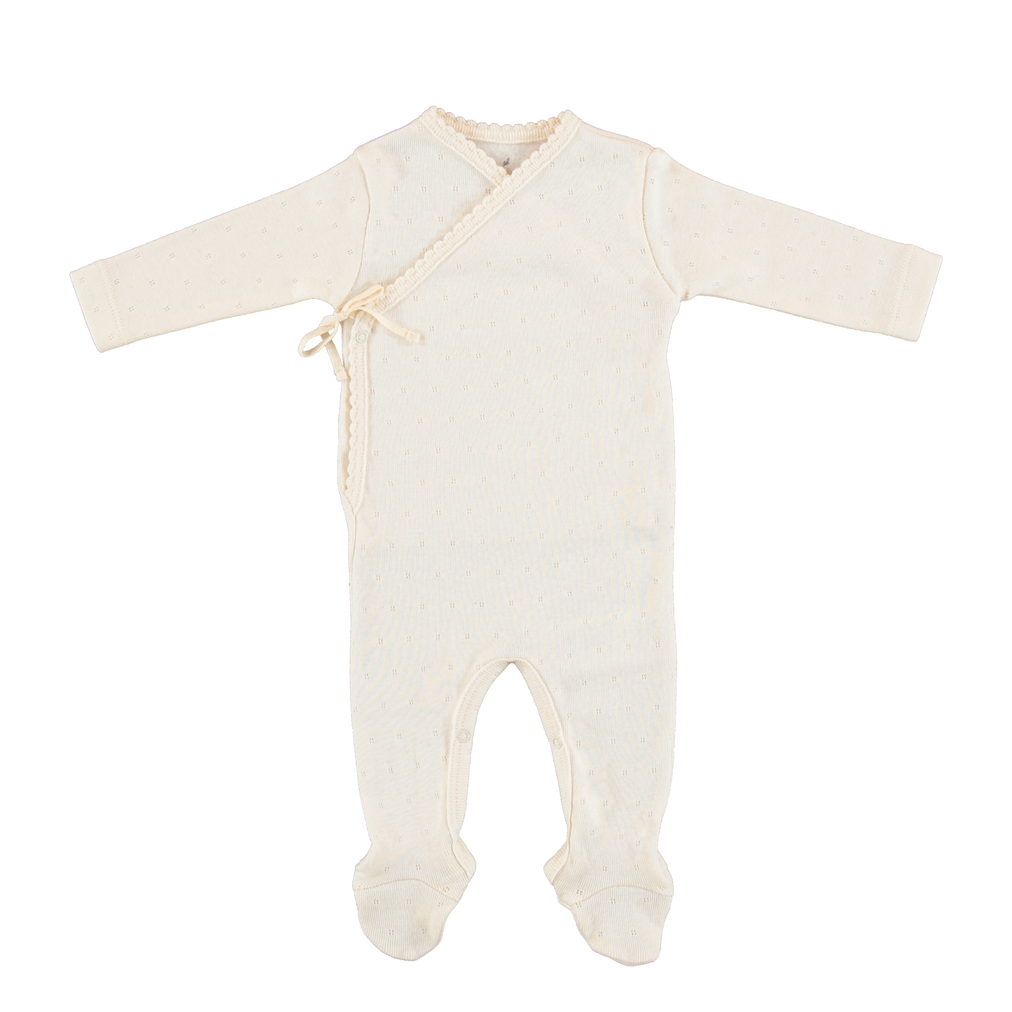 Bebe Wrap Overall With Bonnet - Natural