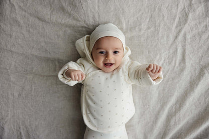 Padded Bitsy Floral Jacket - Cream/Pink