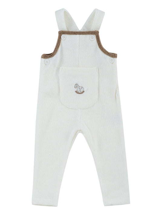 Whinny Knit Overalls - White