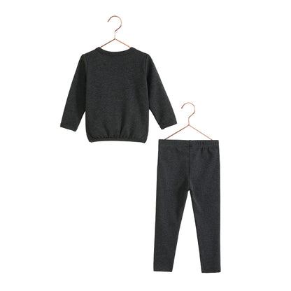 Rowan Baby Boy Sweater Set - Gray