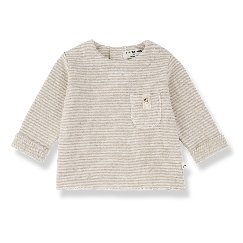 Belfort Tshirt And Pants Set - Beige