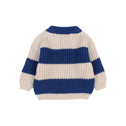 Baby Stripes Jumper - Marine