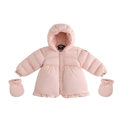 Baby Puffy Jacket — Baby Pink