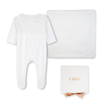 Footie And Blanket Gift Box C21372 - Off White