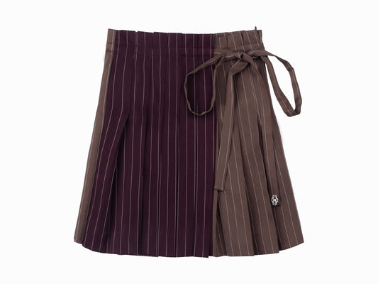 Olivia Wrap Skirt - Maroon