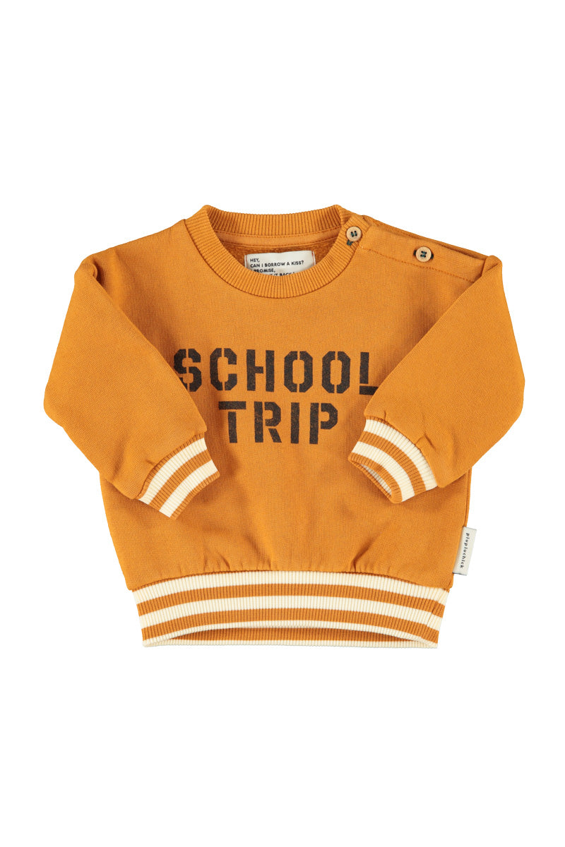 Sweatshirt (FLP2603A) - Camel W/ Piupiuchick Print