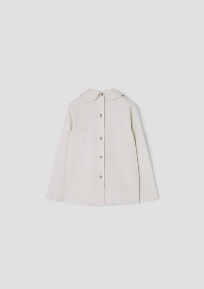 Blouse With Pleats 19.1 - Off White