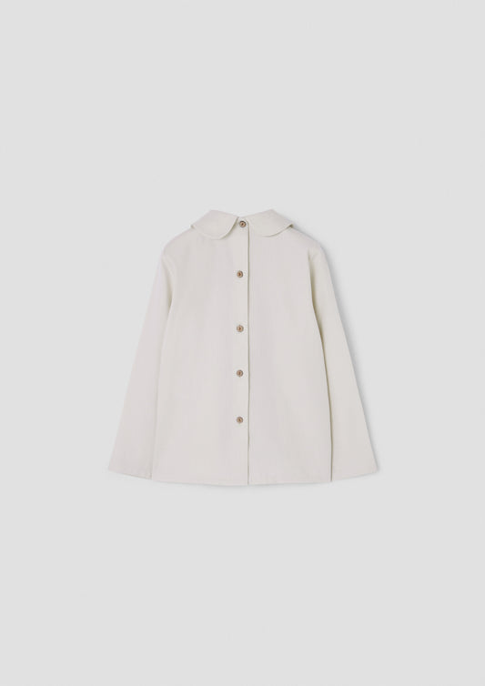 Blouse With Pleats 19.1 - Off White