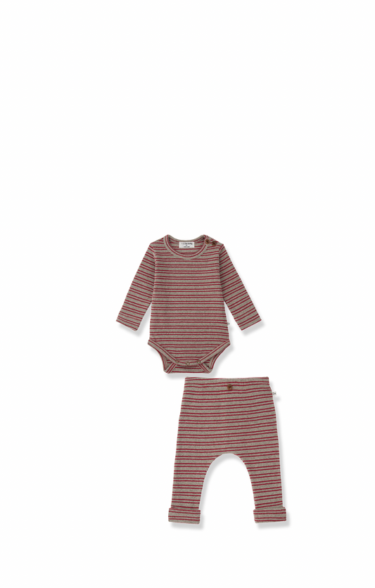 Field Bodysuit And Leggings Set - Flamma