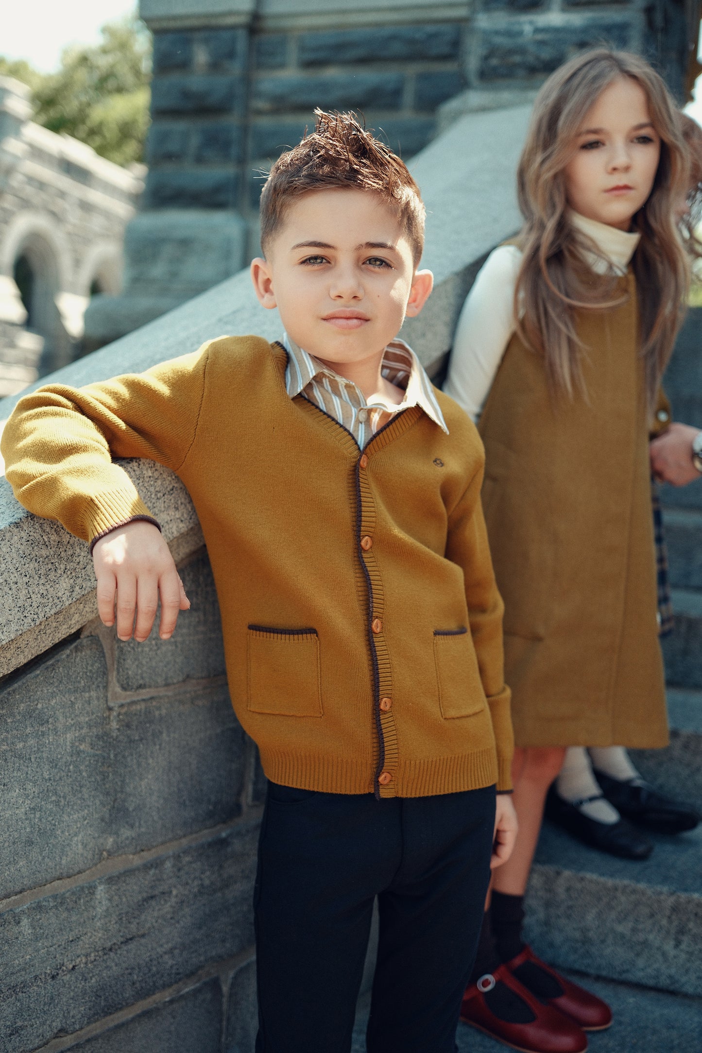 Leo Cardigan - Mustard