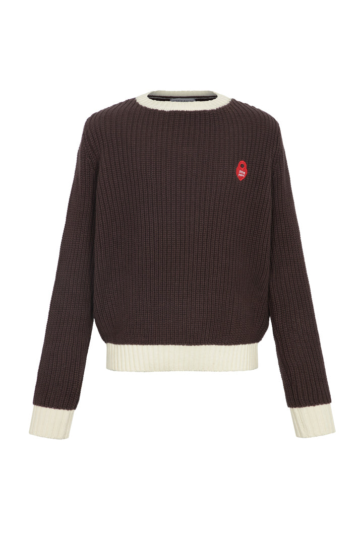 Teen Chunky Sweater - Brown