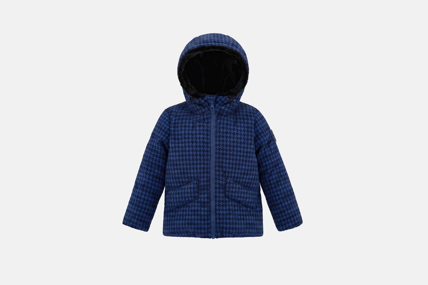 Houndstooth Jacket - Blue