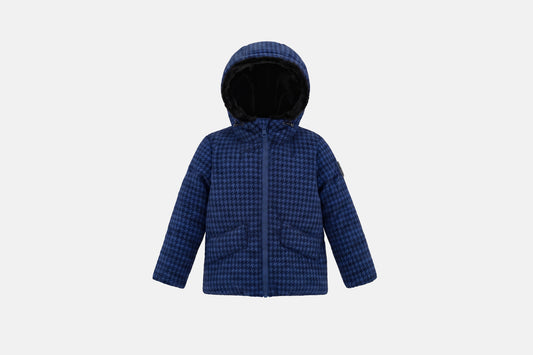Houndstooth Jacket - Blue