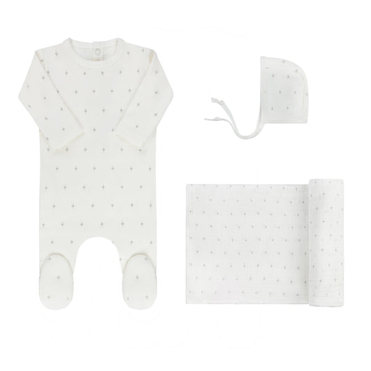 Rosebud Diamond Take Me Home Set - Ivory Blue