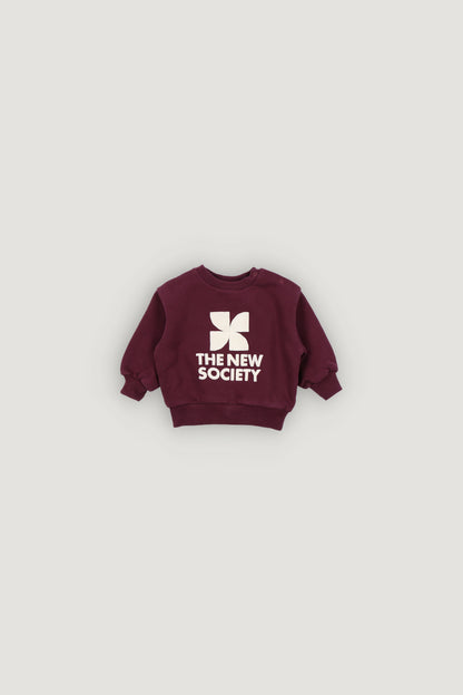 Logo Baby Sweatshirt/Jogging Set - Maroon