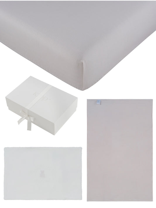 Petit Ours 4PC Mini Crib Set - Pink