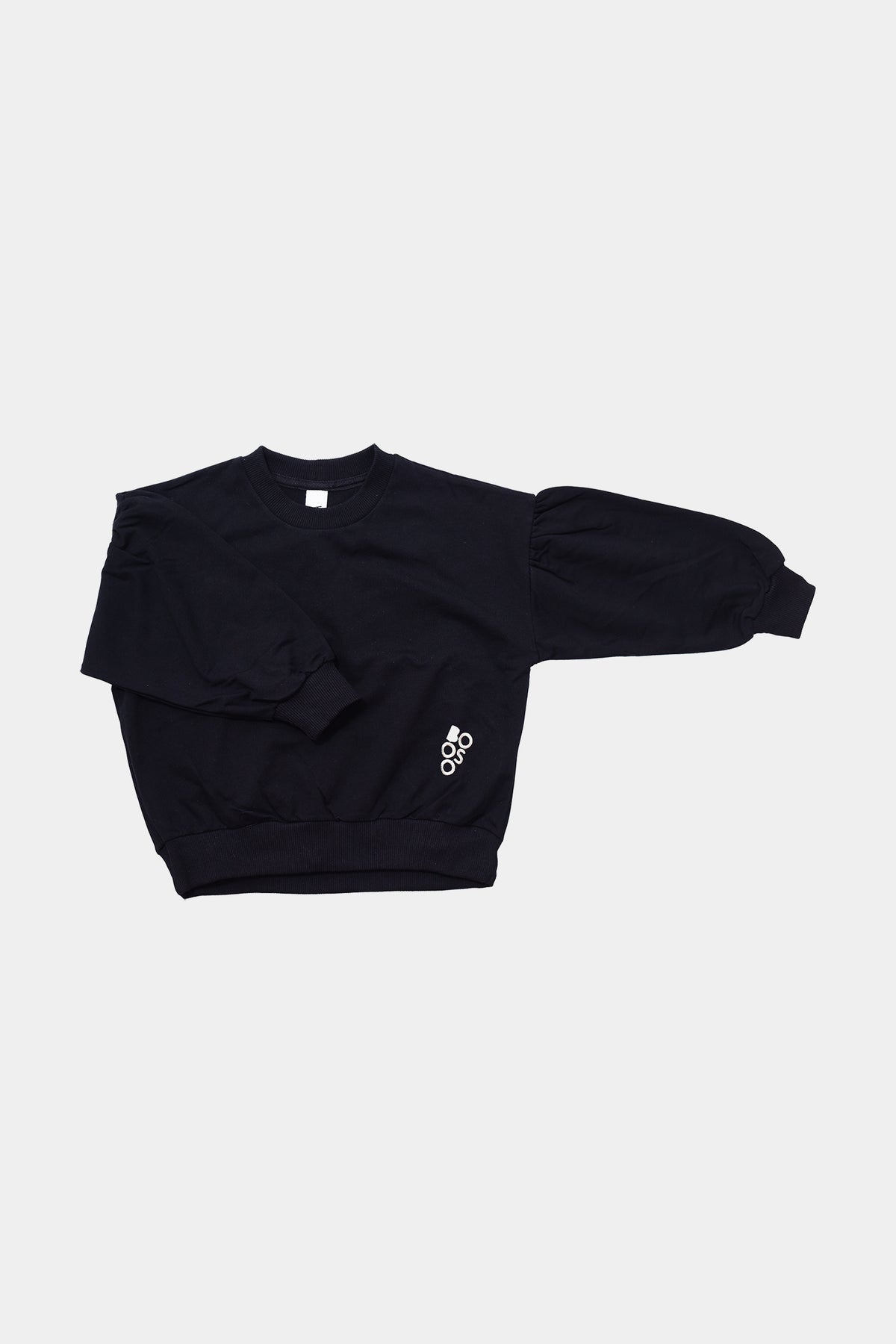 Bluza Panel Teddy Sweatshirt - Black