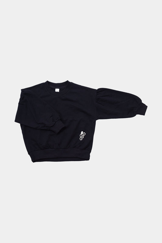 Bluza Panel Teddy Sweatshirt - Black