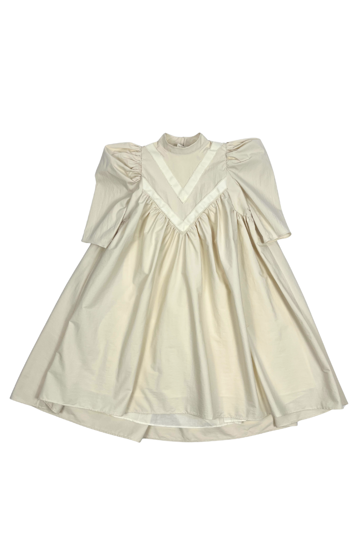 3/4 Sleeve Maxi - Cream