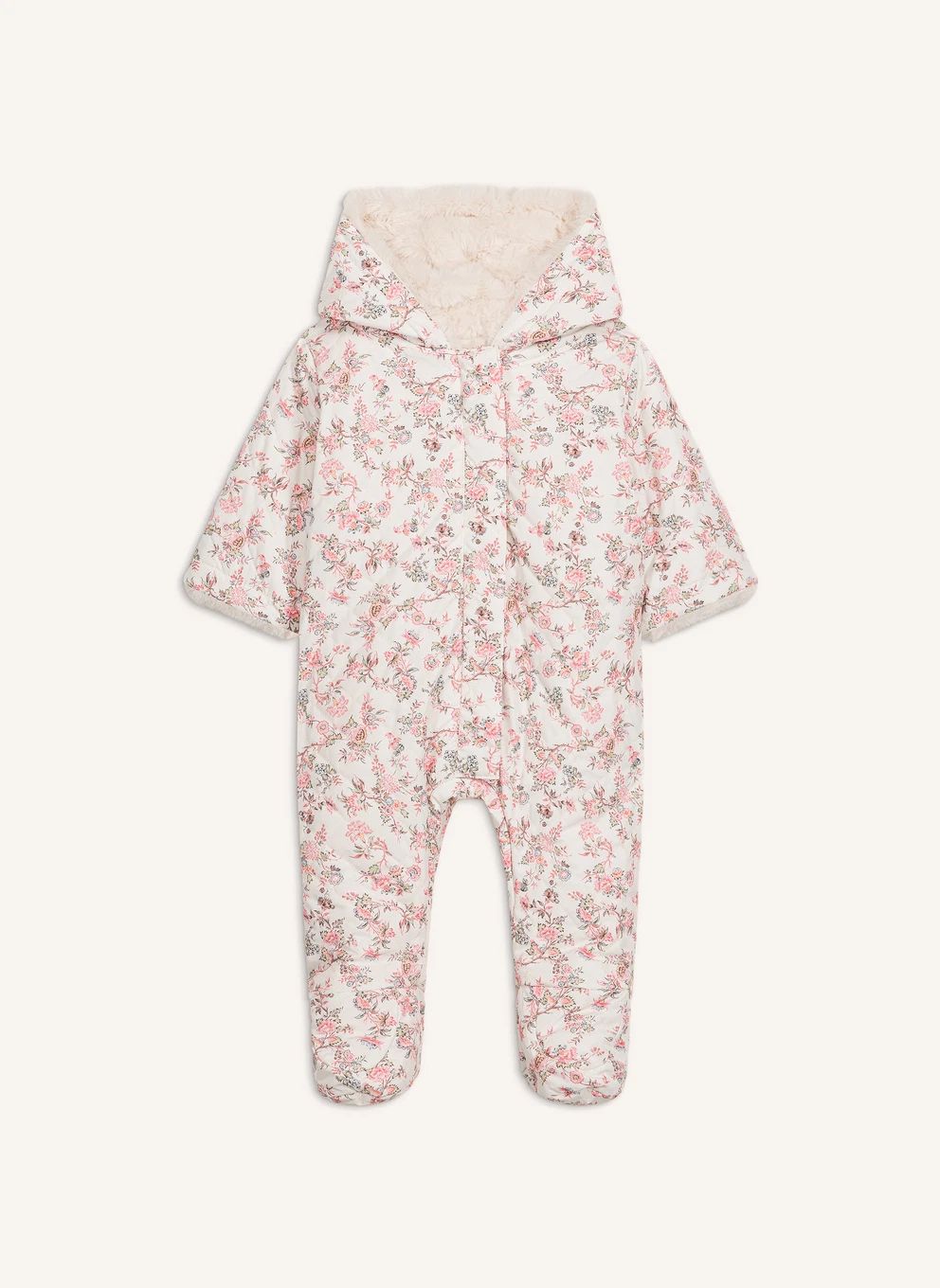 Kirina Pilot Jumpsuit - Cream Carnation Vale