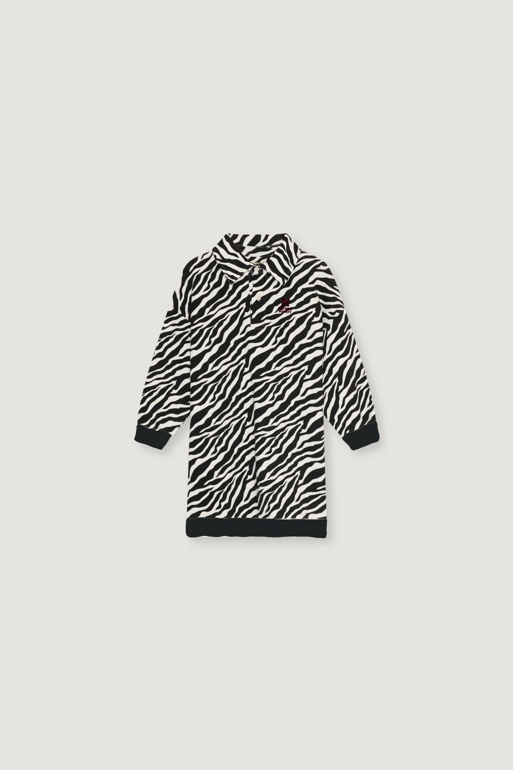 Logo Dress - Zebra Print