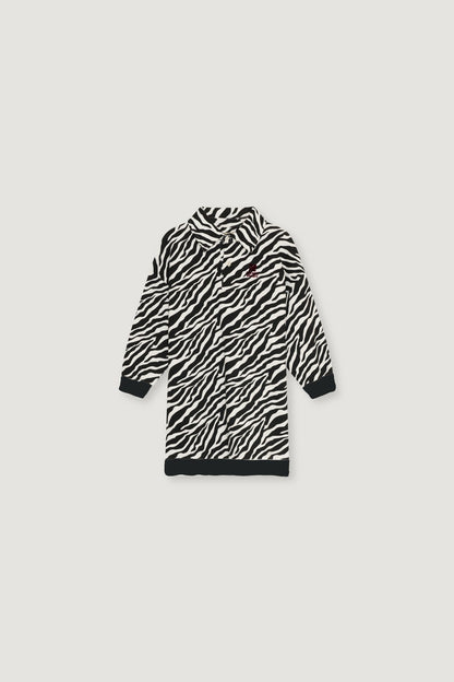 Logo Dress - Zebra Print