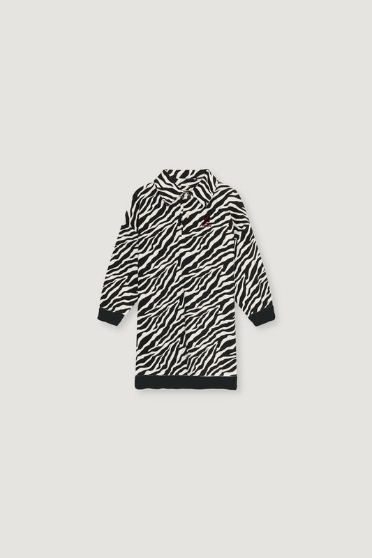 Logo Dress - Zebra Print