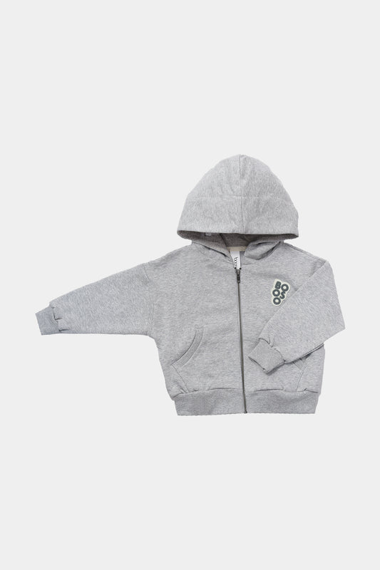 Bluza Zip Hoodie - Melange