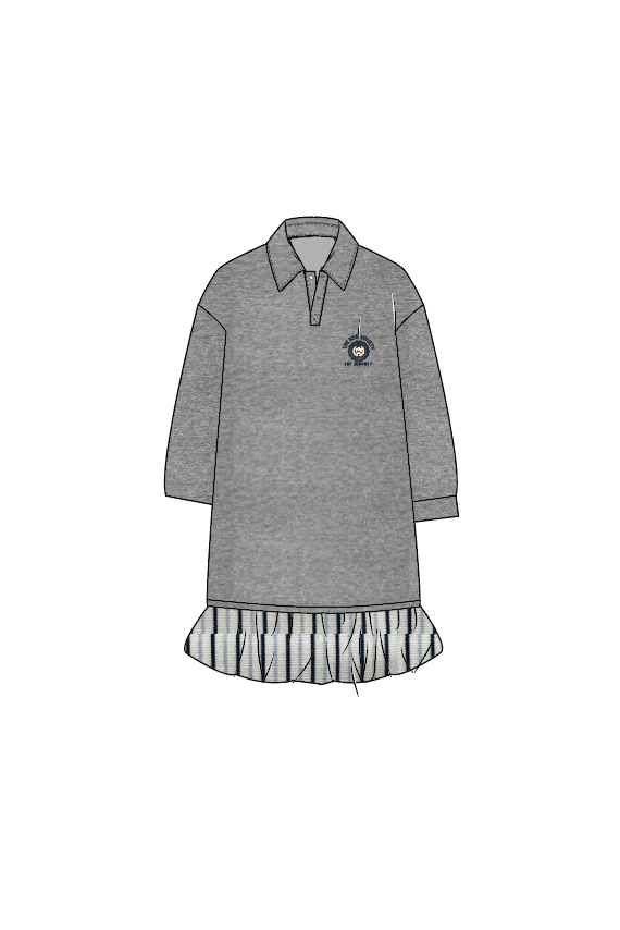 Ash Special Dress - Grey Melange