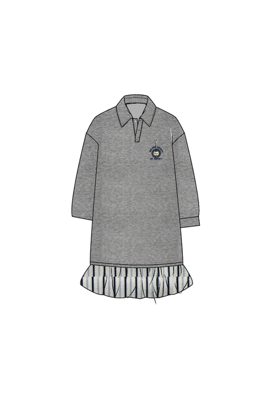 Ash Special Dress - Grey Melange