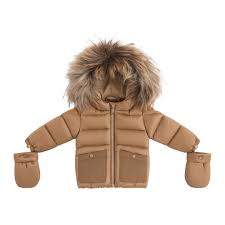 Fur Jacket — Cappuccino/Corduroy/Beige