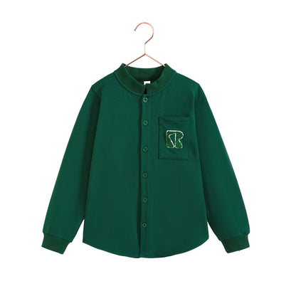 Rowan French Terry Boys Shirt - Green