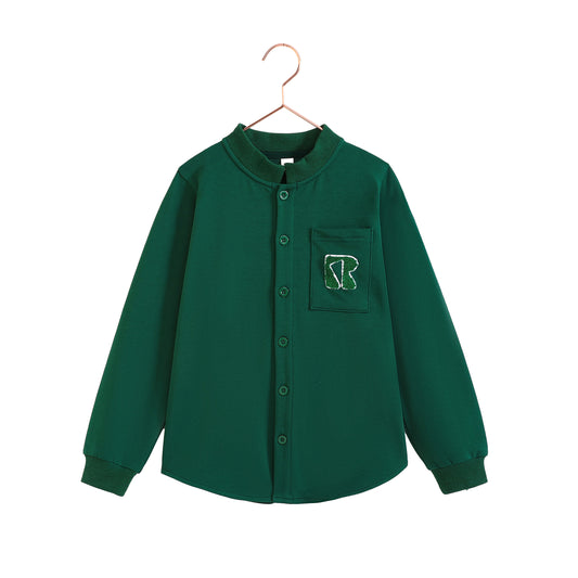 Rowan French Terry Boys Shirt - Green