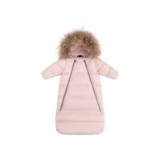 Baby Snowsuit Fur — Pink