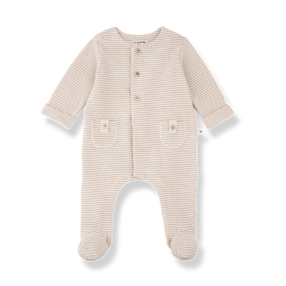 Metz Jumpsuit With Feet And Hat - Nude