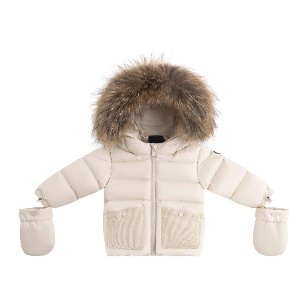 Baby Fur Jacket — Beige/Corduroy