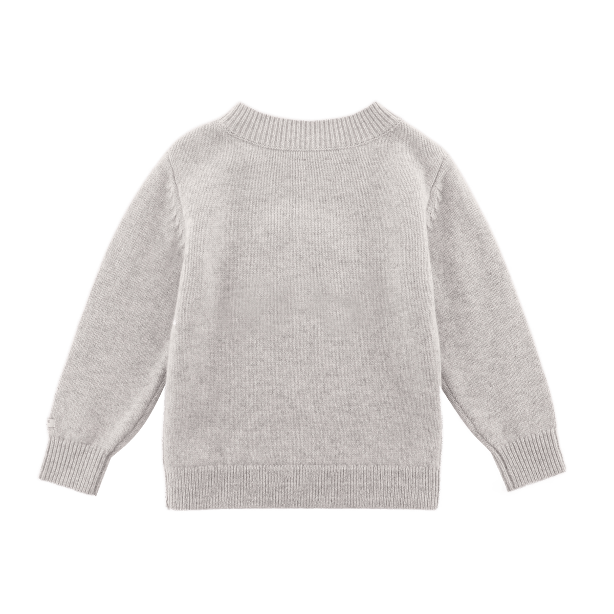 Denn Merino Wool Sweater Lammy - Grey Melange