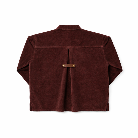 Teen Pleat Detail Shirt — Brick Corduroy