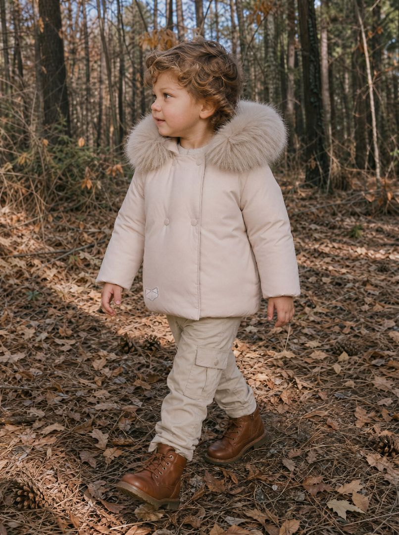 Puffer Jacket - Stone