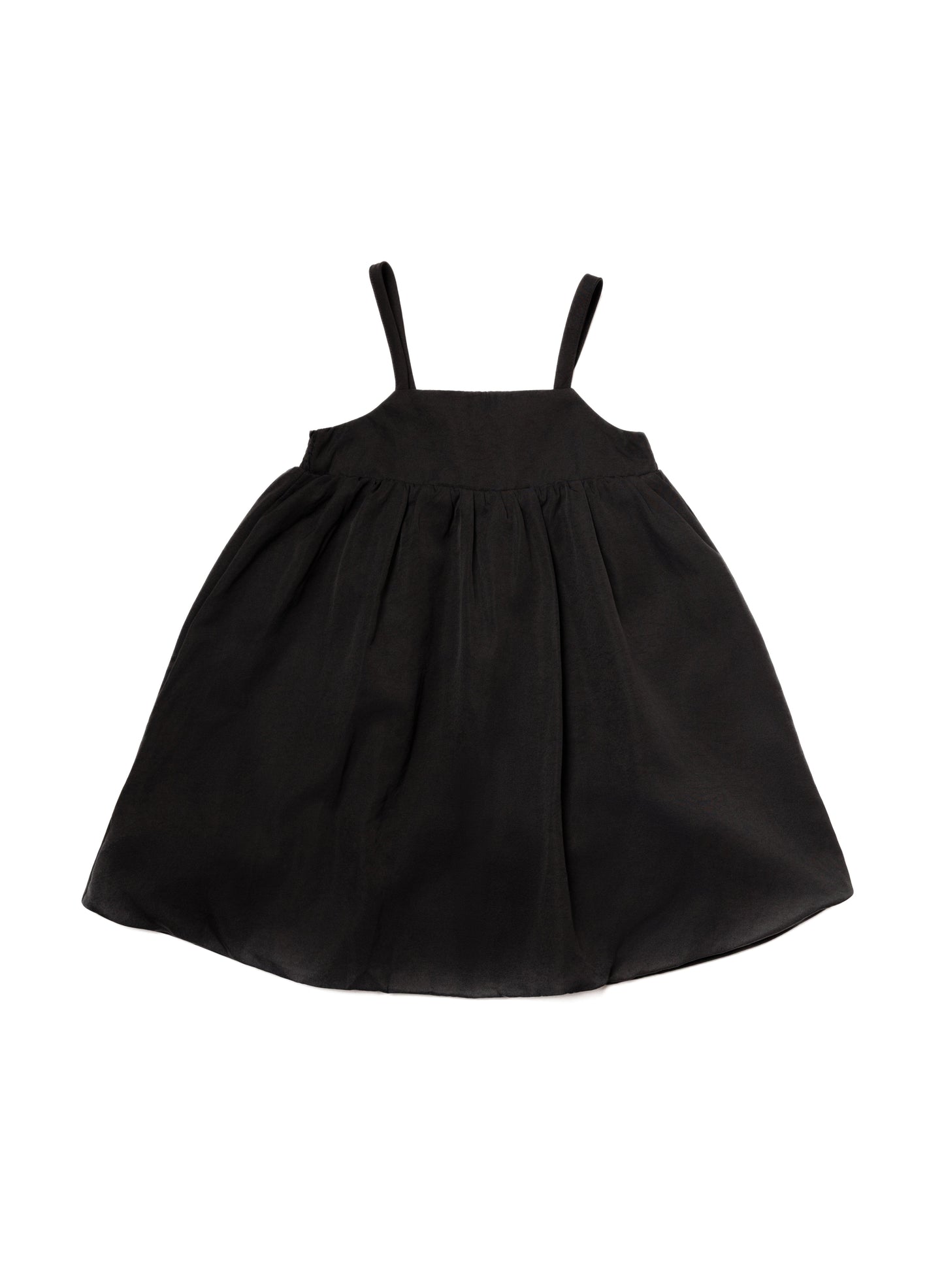 Smocked Bubble Jumper - Black