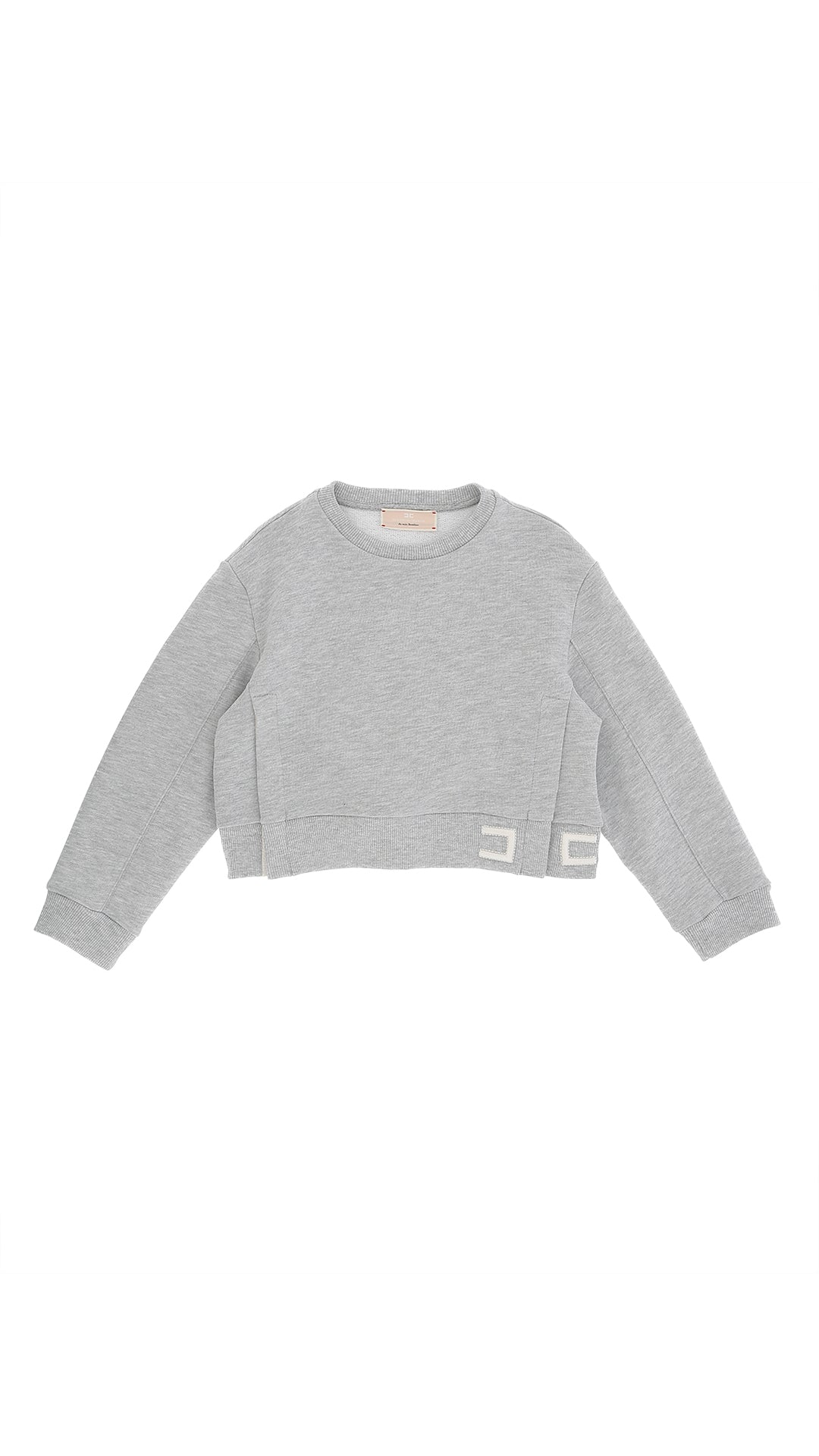 Side Split Sweatshirt (EFFE181) - Melange Grey