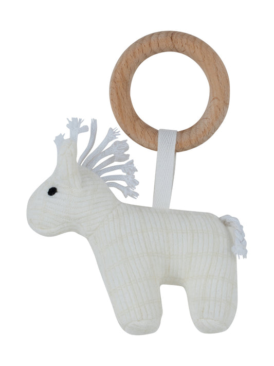Whinny Plaid Toy Ring - Stone