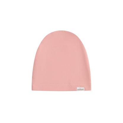 Velour Heart All Over Print Footie/Hat - Pink