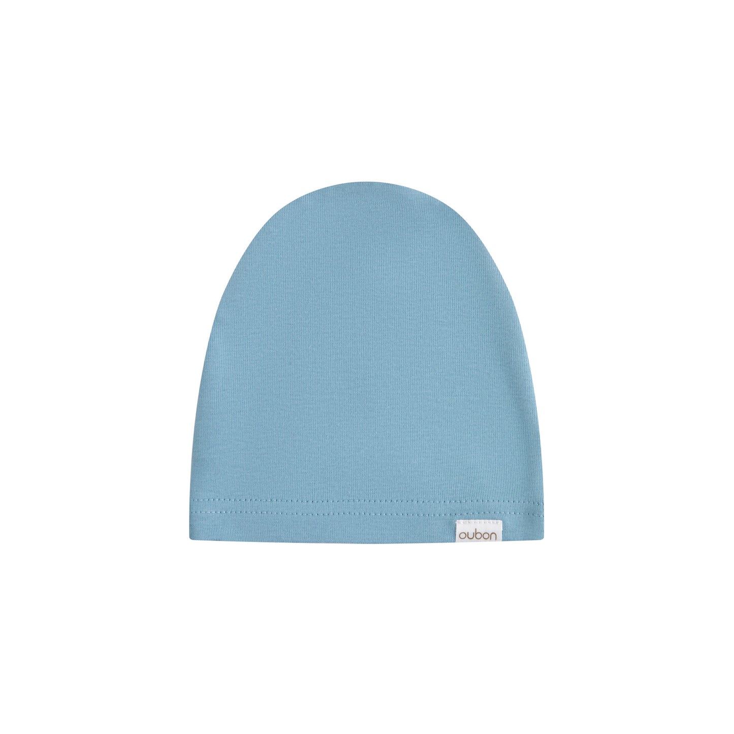 Snow Print Velour Footie/Hat - Blue