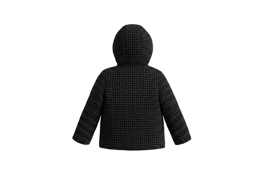 Houndstooth Jacket - Black