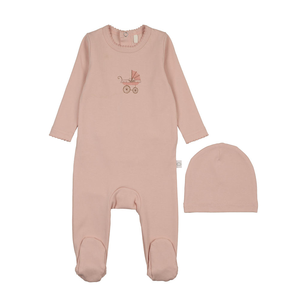 Graphic Footie - Pink