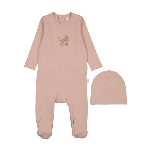 Graphic Footie - Pink